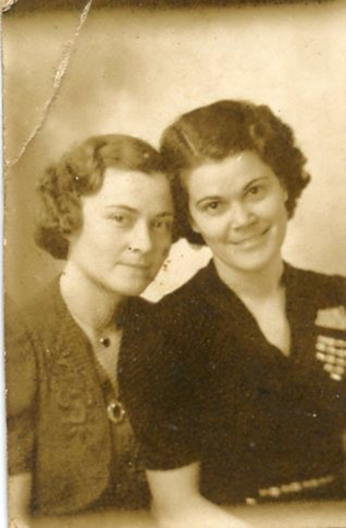 Couple de femmes en 1930